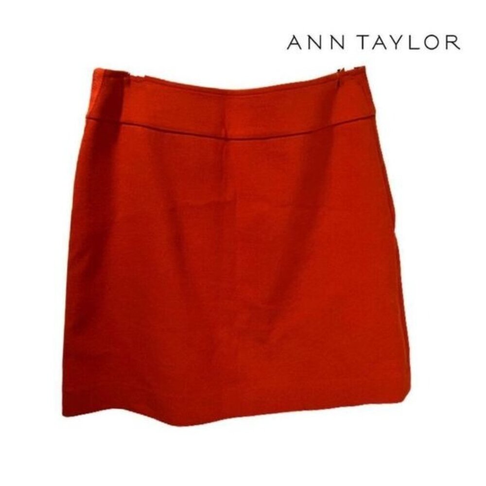 Ann‎ Taylor Loft Women's Side Zip Short Mini Skirt - Picture 4 of 8
